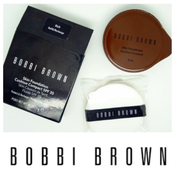 Bobbi Brown Skin Foundation Cushion Compact – Nr. 09 Rich, 13 G, Mit Schwamm-Applikator